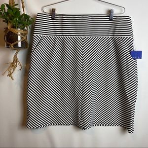 Striped Skirt Apt 9 XXL with POCKETS!